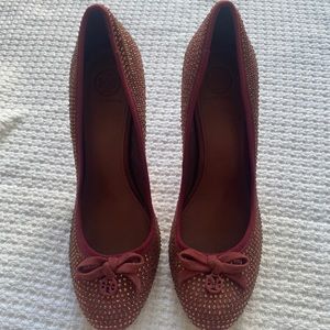Dusty Rose Tory Burch Heels
